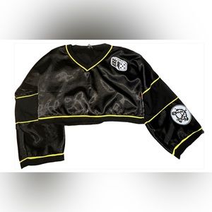 Dolls Kill Patched Cropped Jersey